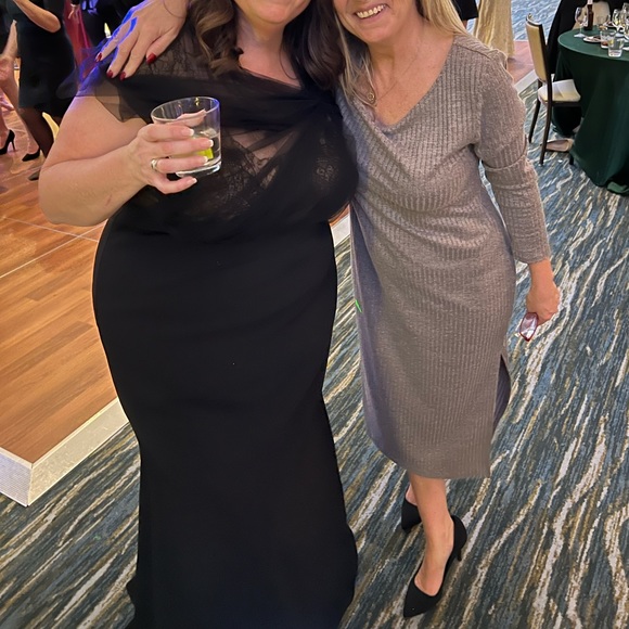 Jovani 05675 Ruched Bodice Cap Sleeve Dress - Picture 3 of 5